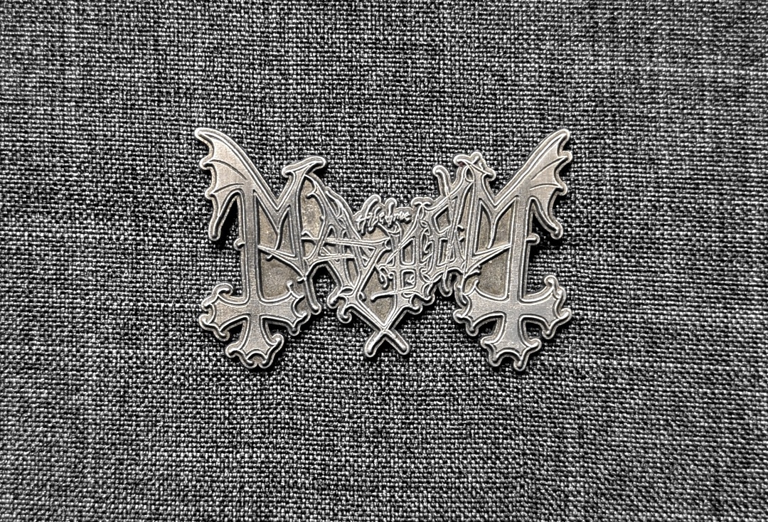 Mayhem - Logo Official Metal Pin Badge