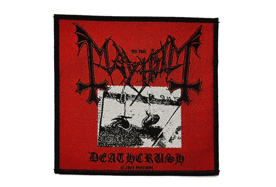 Mayhem - Deathcrush Sew On Woven Patch
