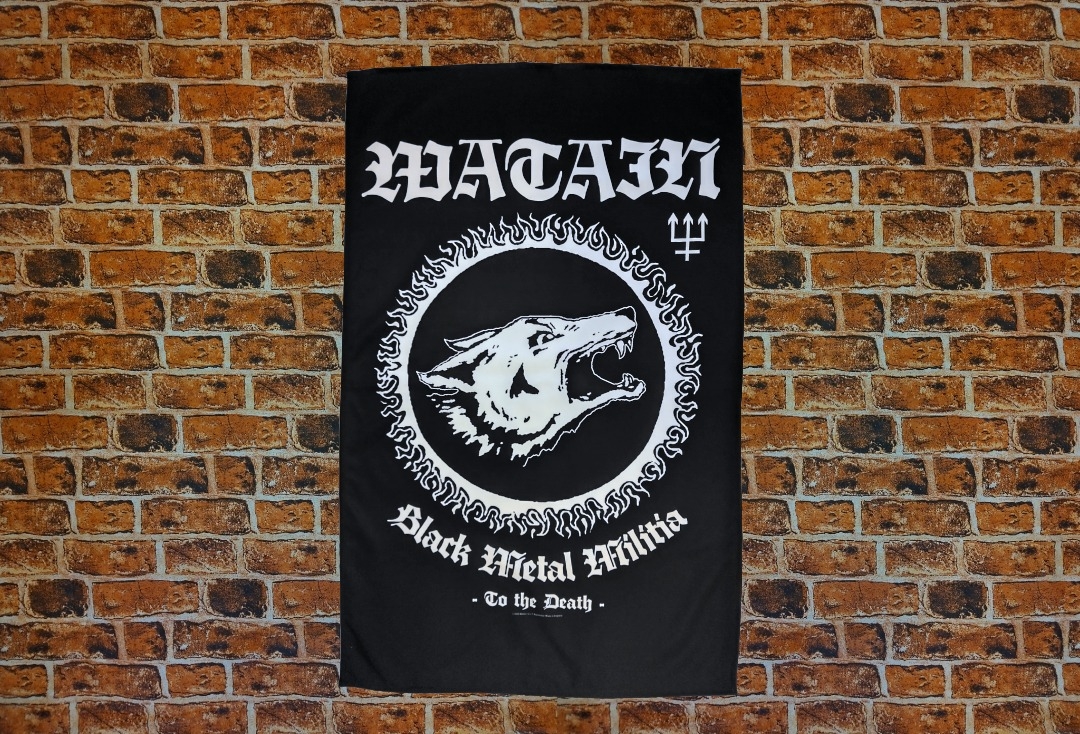 Watain - Black Metal Militia Printed Textile Poster