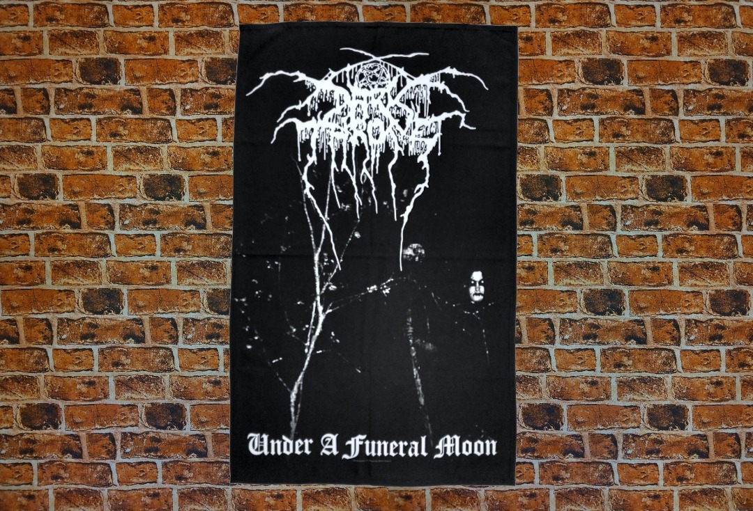 Darkthrone - Under A funeral Moon Printed Textile Poster
