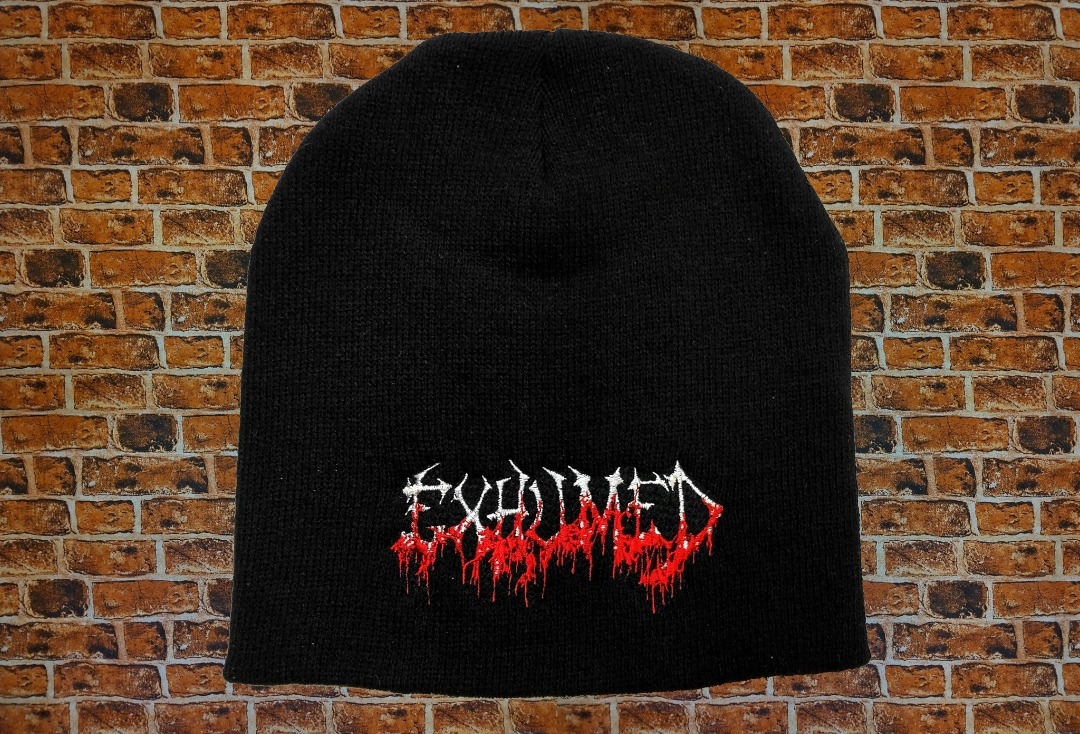 Exhumed - Logo Embroidered Official Knitted Beanie Hat