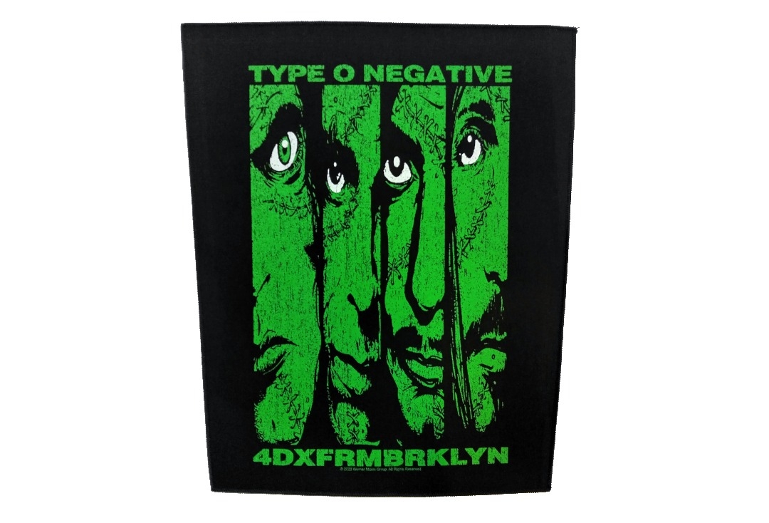 Type O Negative - 4DXFRMBRKLYN Printed Back Patch
