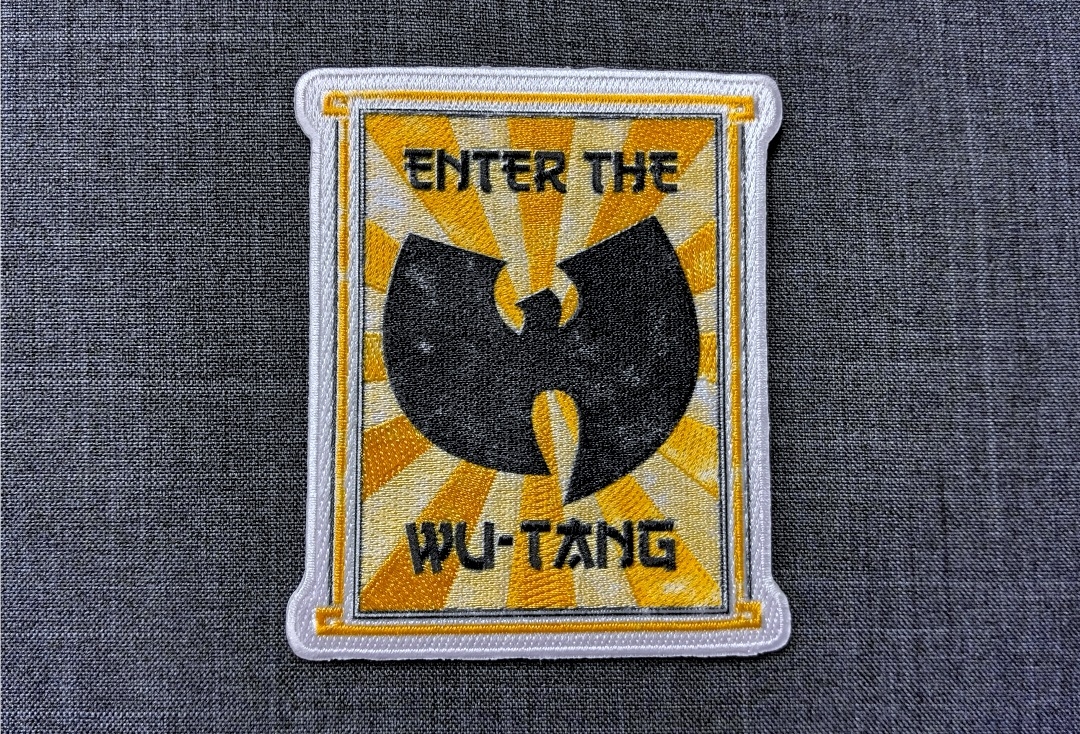 Wu-Tang Clan - Enter The Wu-Tang Iron On Printed & Embroidered Patch