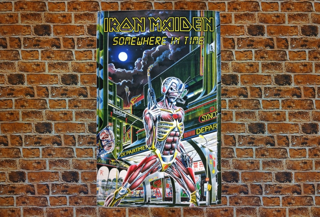 Iron Maiden - Somewhere In Time Printed Textile Poster
