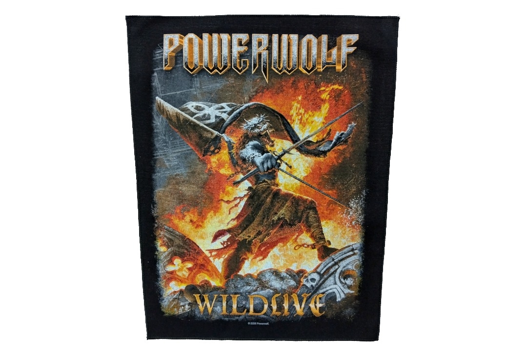 Powerwolf - Wildlive Printed Back Patch