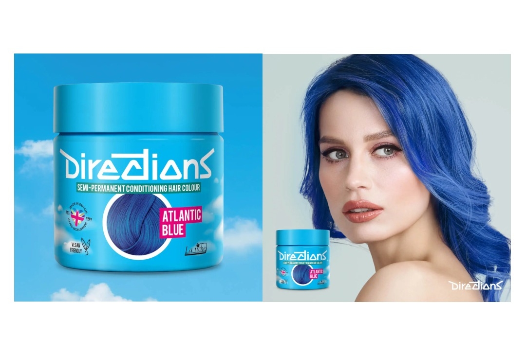 Atlantic Blue Directions Semi-Permanent Hair Colour