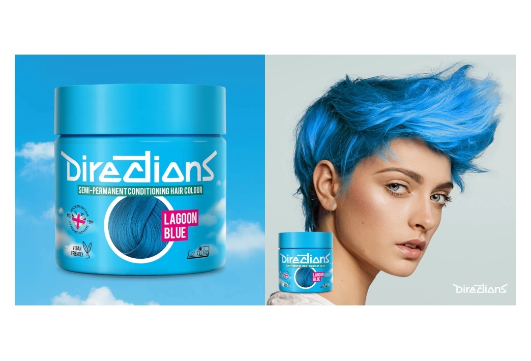 Lagoon Blue Directions Semi-Permanent Hair Colour