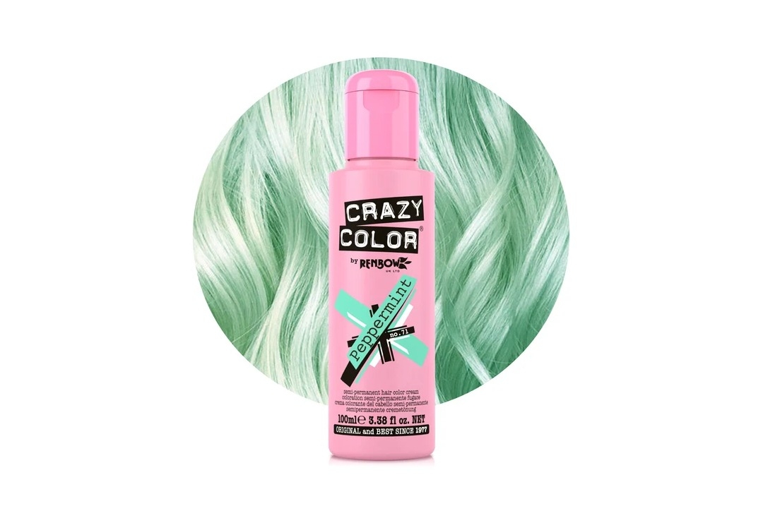 #71 Peppermint Crazy Color Semi-Permanent Hair Colour