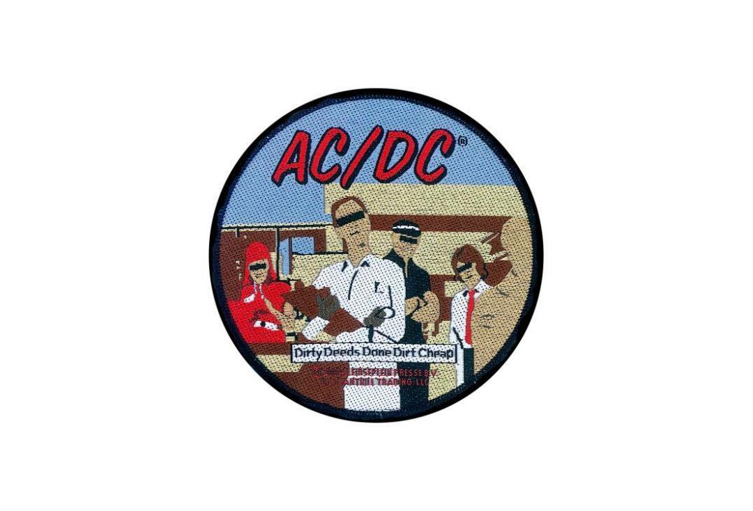 Official Band Merch | AC/DC - Dirty Deeds Done Dirt Cheap Woven Patch