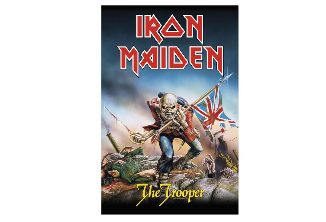Official Band Merch | Iron Maiden - The Trooper Printed Textile Poster