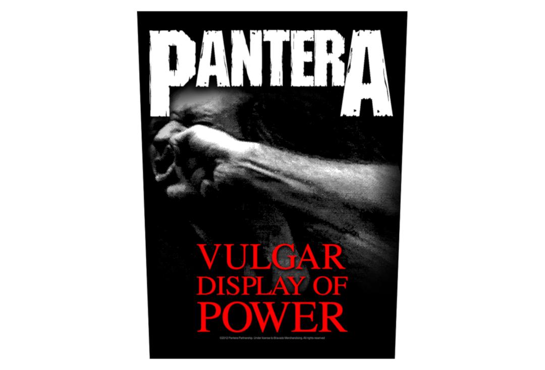 Official Band Merch | Pantera - Vulgar Display Of Power Printed Back Patch