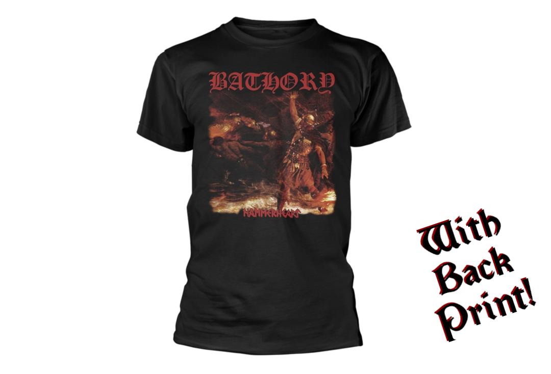 Official Band Merch | Bathory - Hammerheart Men's Short Sleeve T-Shirt - Front