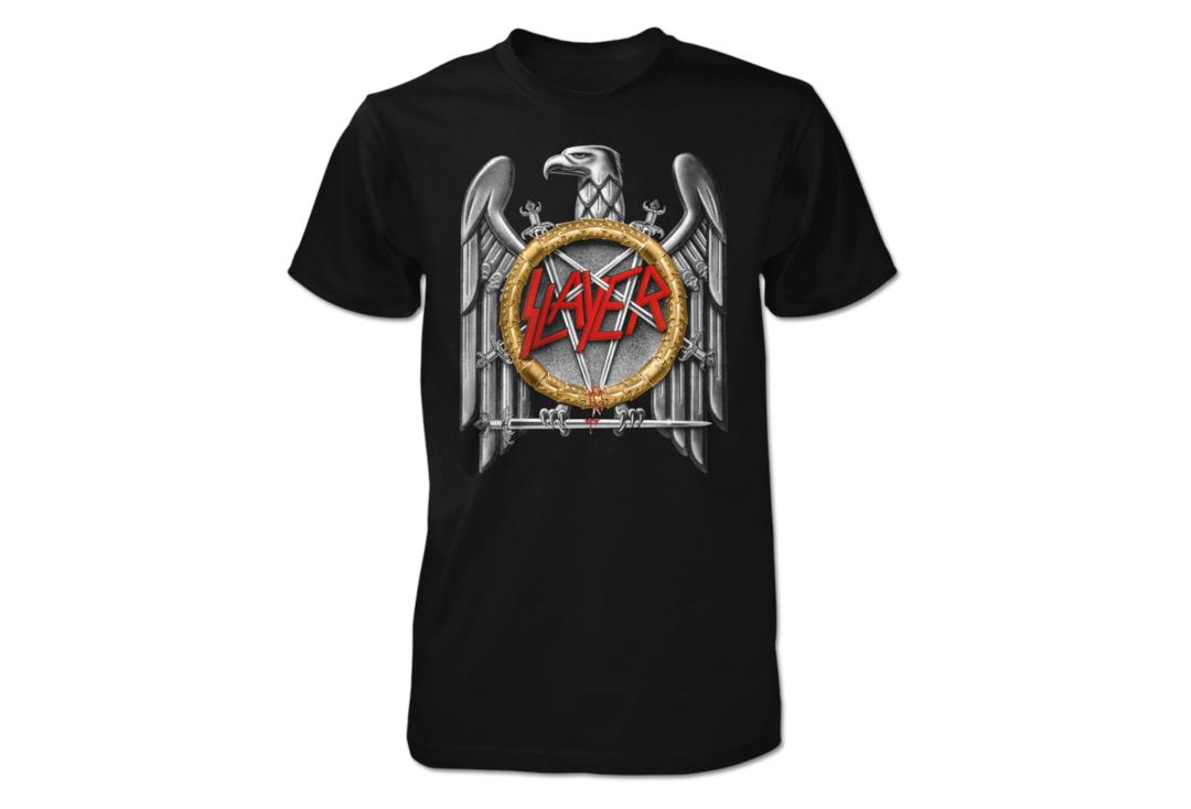 Official Band Merch | Slayer - Silver Eagle Men's Short Sleeve T-Shirt