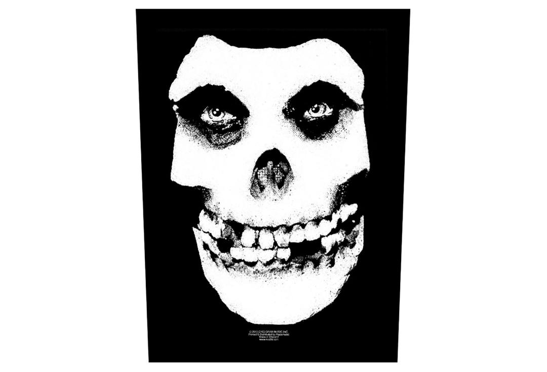 Official Band Merch | Misfits - Face Skull Printed Back Patch