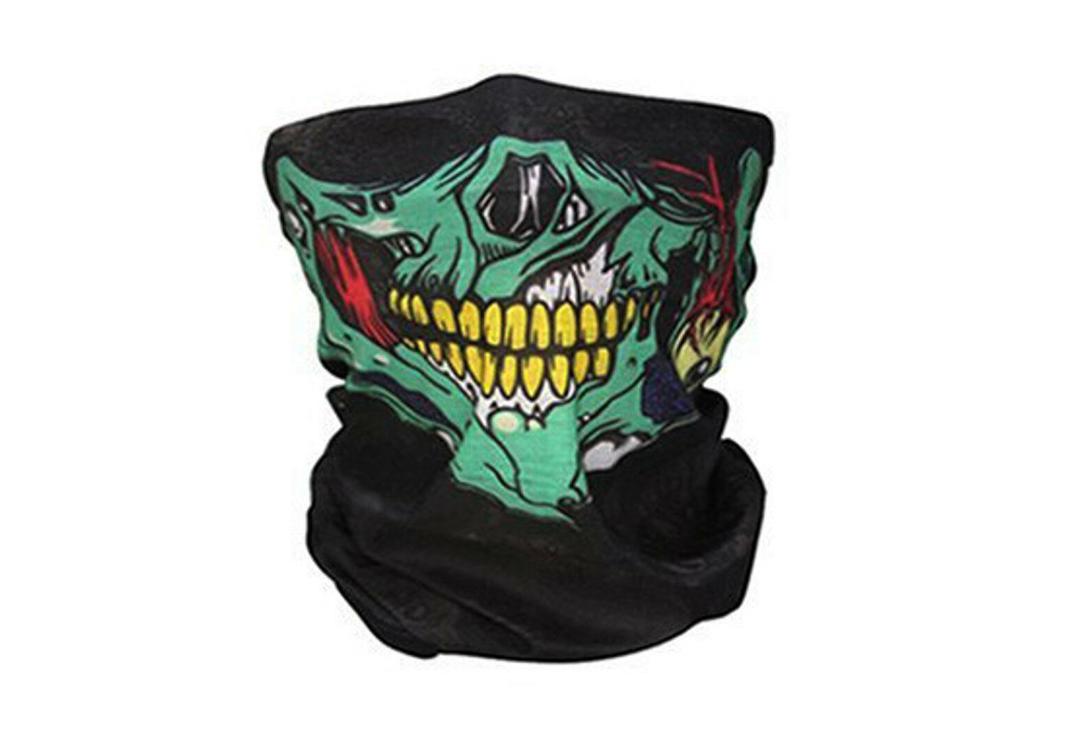 Void Clothing | Green Zombie Skull 12-in-1 Snood