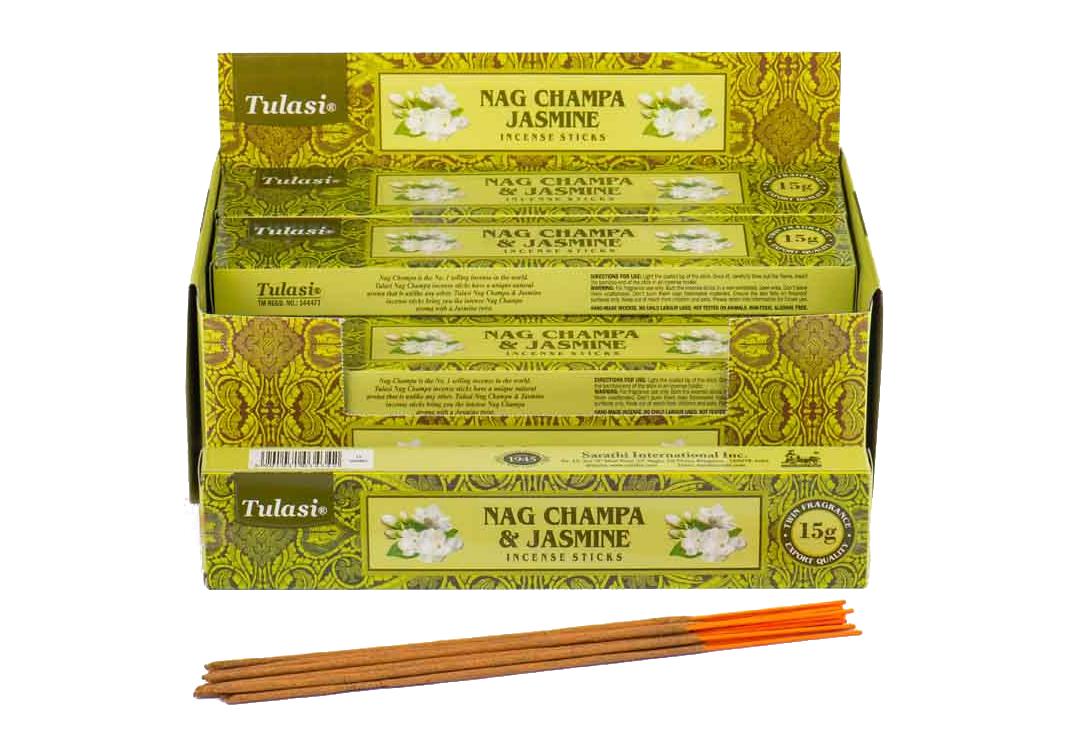 Tulasi | Jasmine & Nag Champa Incense Sticks