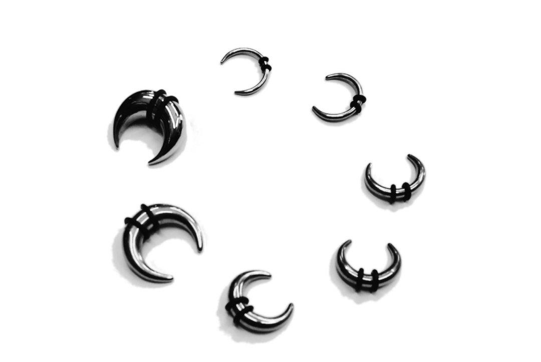 Body Jewellery | Surgical Steel Stretching Crescent - 1.6mm to 10mm