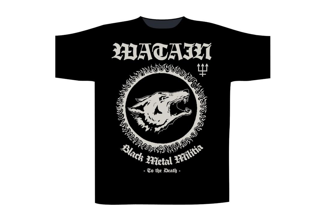 Official Band Merch | Watain - Black Metal Militia Official Men's Short Sleeve T-Shirt