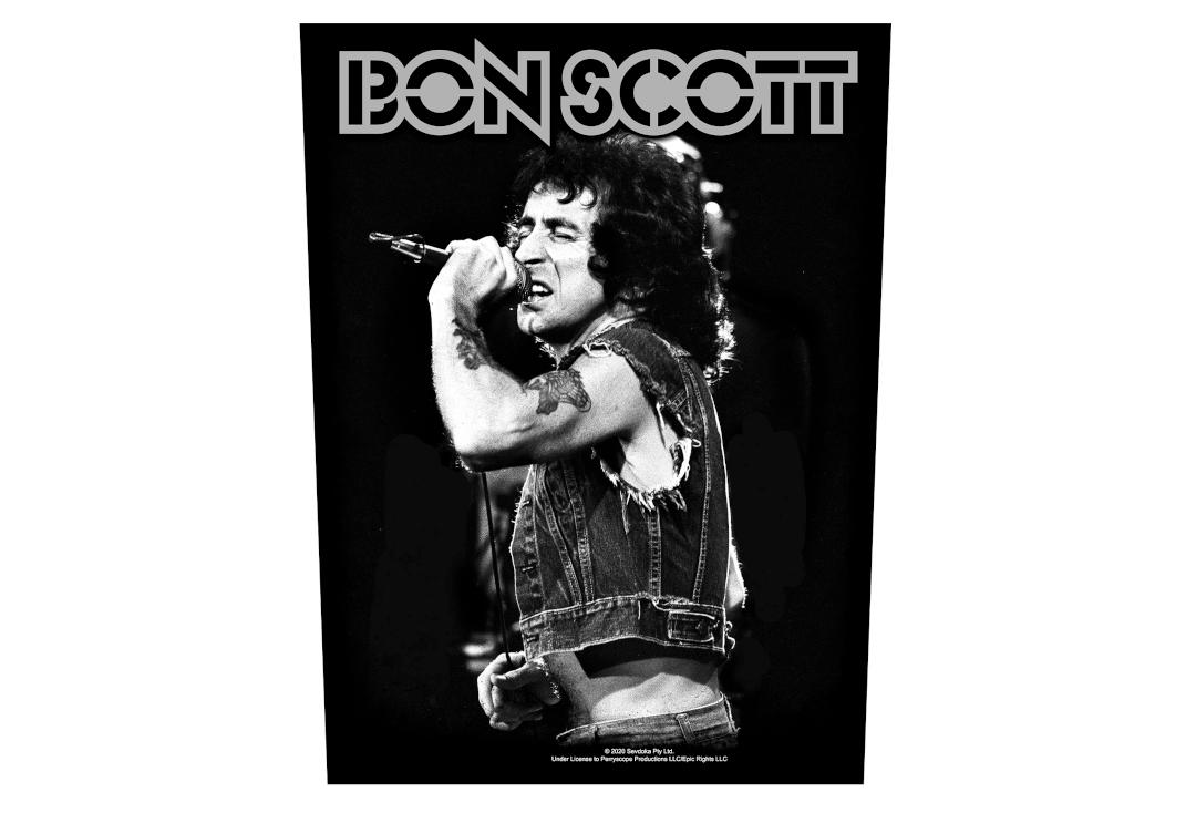 Official Band Merch | Bon Scott - Bon Scott Printed Back Patch