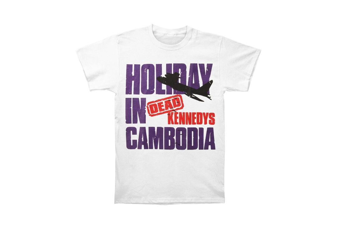 Official Band Merch | Dead Kennedys - White Holiday In Cambodia Official Men's Short Sleeve Men's Tee