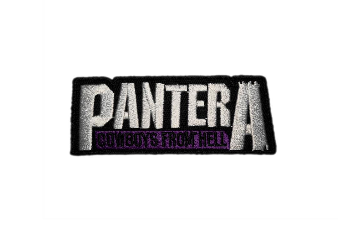 Official Band Merch | Pantera - Cowboys From Hell Cut Out Woven Patch