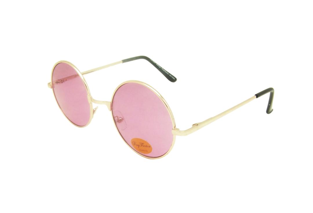 RayFlector | Rose Pink Round Lennon Sunglasses