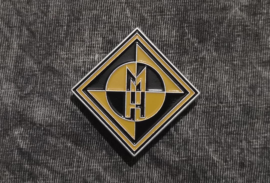 Official Band Merch | Machine Head - Diamond Logo Metal Pin Badge - Front