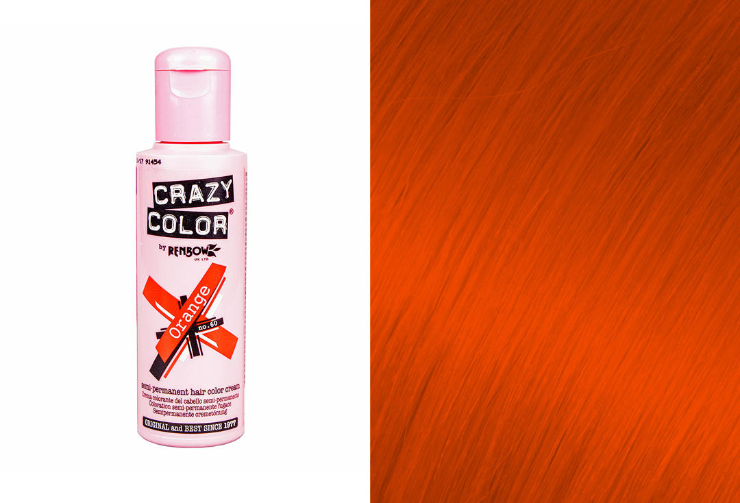 Renbow | Crazy Color Semi-Permanent Hair Colour (060 Orange)