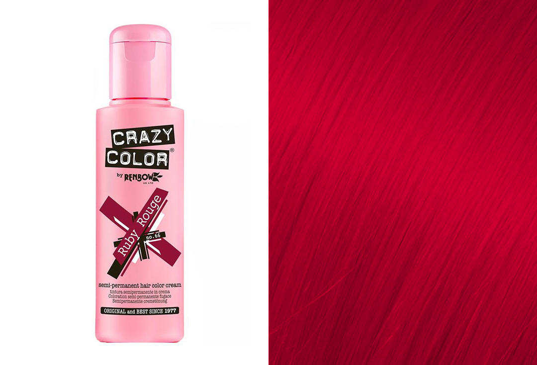 Renbow | Crazy Color Semi-Permanent Hair Colour (066 Ruby Rouge)