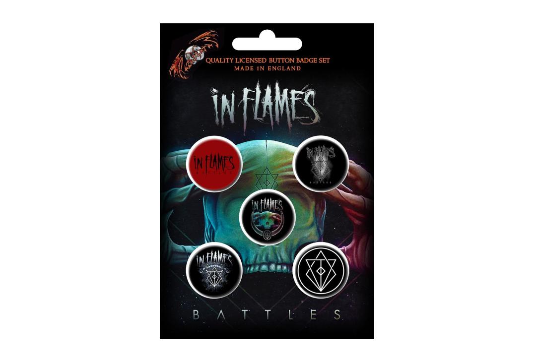 Official Band Merch | In Flames - Battles Button Badge Pack