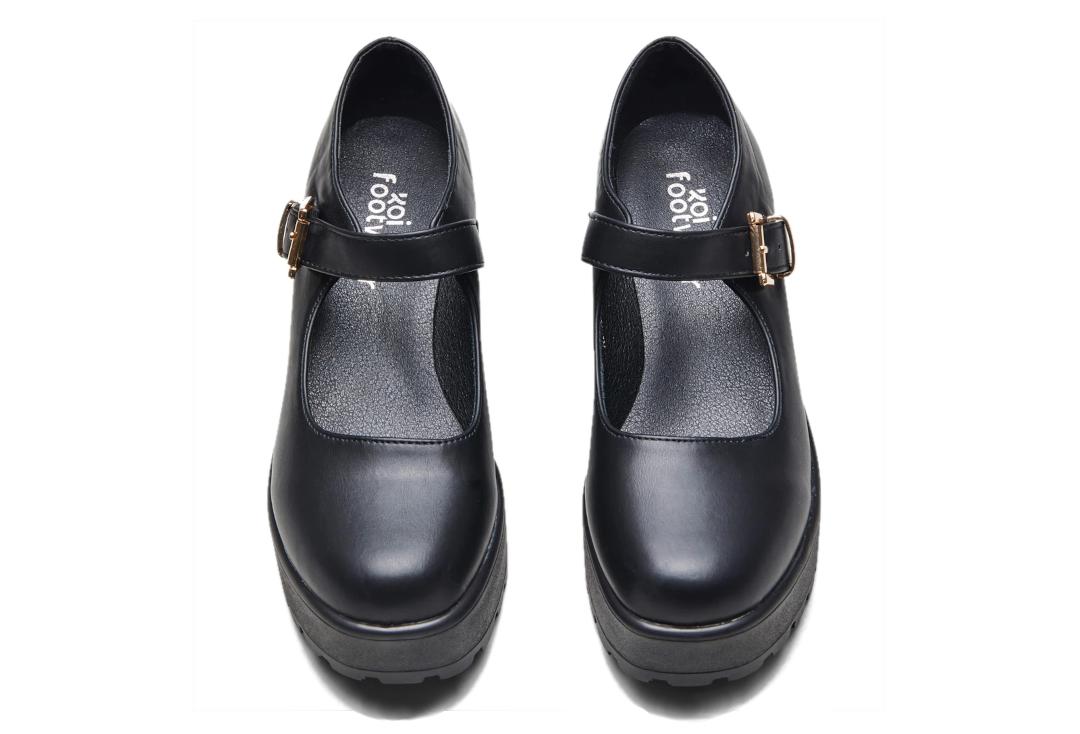 Tira Classic Black Koi Footwear Mary Jane Shoes