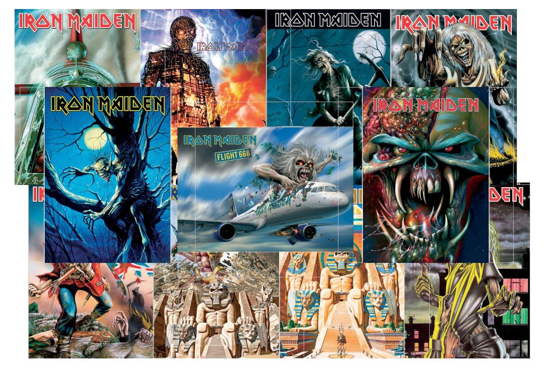 Official Band Merch | Iron Maiden - Official Postcards (Set Of 11)