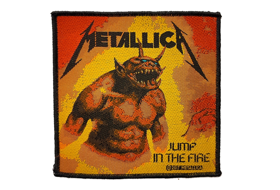 Official Band Merch | Metallica - Jump In The Fire Woven Patch