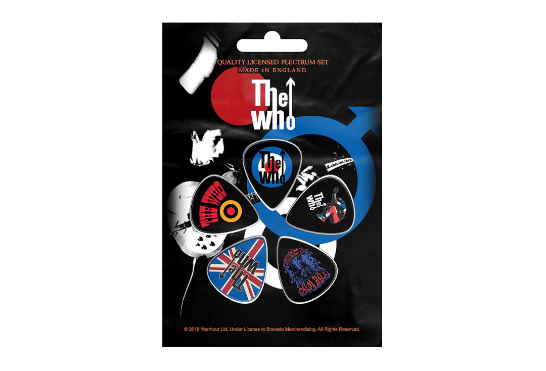 Official Band Merch | The Who - Pete Townsend Official Plectrum Pack
