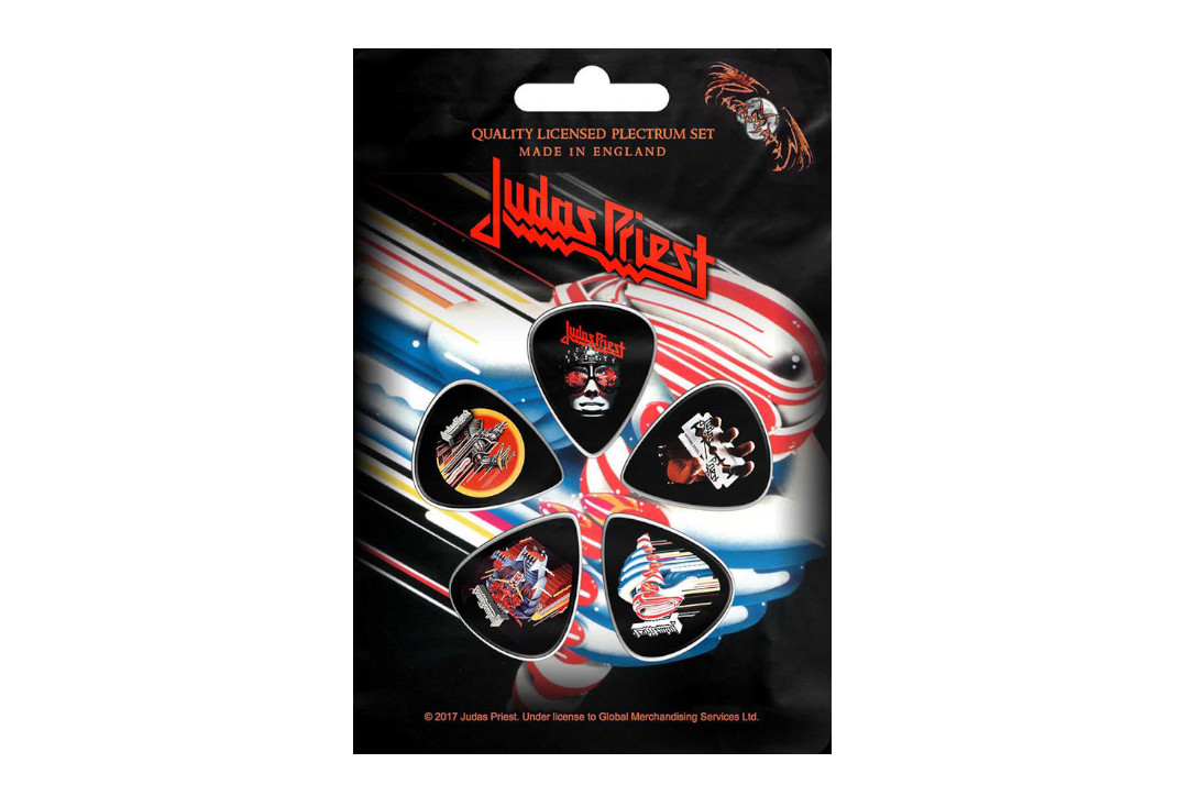 Official Band Merch | Judas Priest - Turbo Official Plectrum Pack