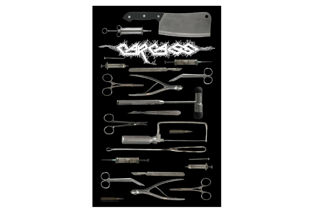 Official Band Merch | Carcass - Tools Printed Textile Poster