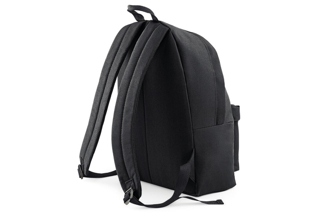 Plain Black Backpack