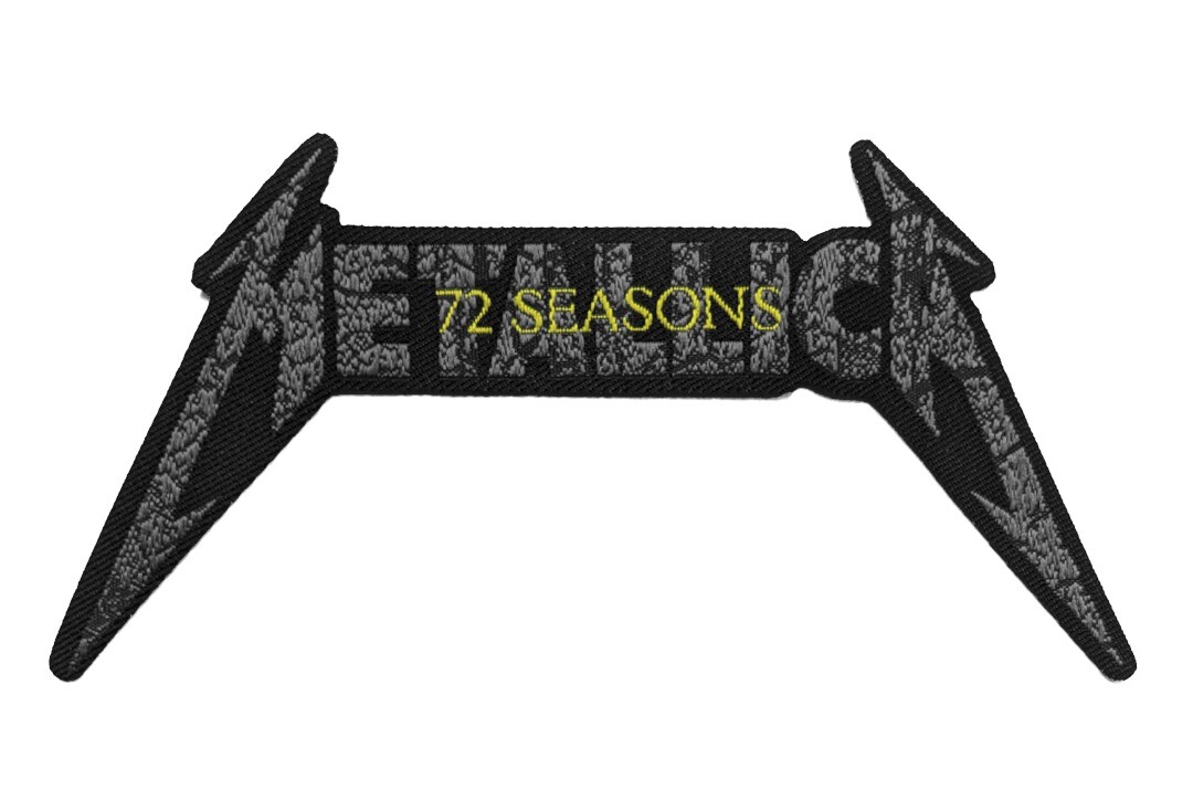 Official Band Merch | Metallica - 72 Seasons Cut Out Logo Woven Patch