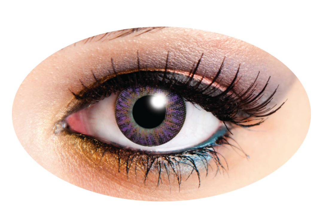 Innovision | Tri-Tone Violet 90 Day Contact Lenses