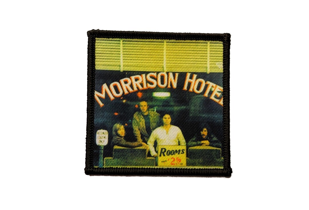 Official Band Merch | The Doors - Morrison Hotel Album Cover Woven Patch