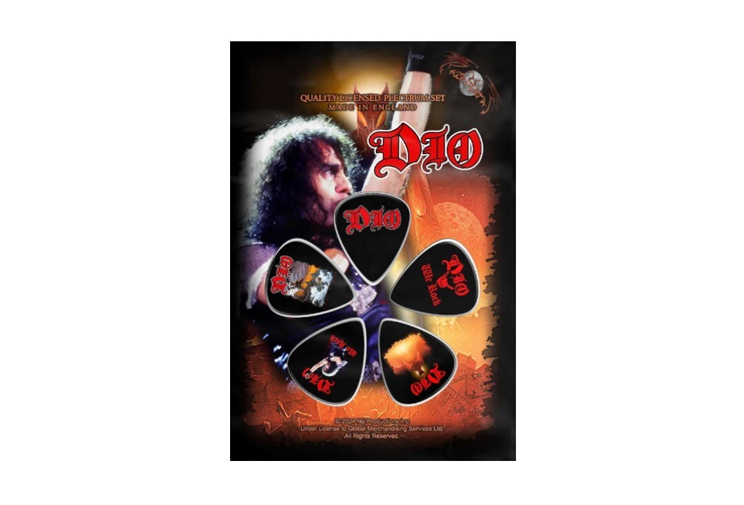 Official Band Merch | Dio - We Rock Official Plectrum Pack