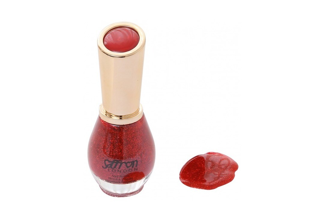 Saffron | Red Glitter Saffron Nail Polish