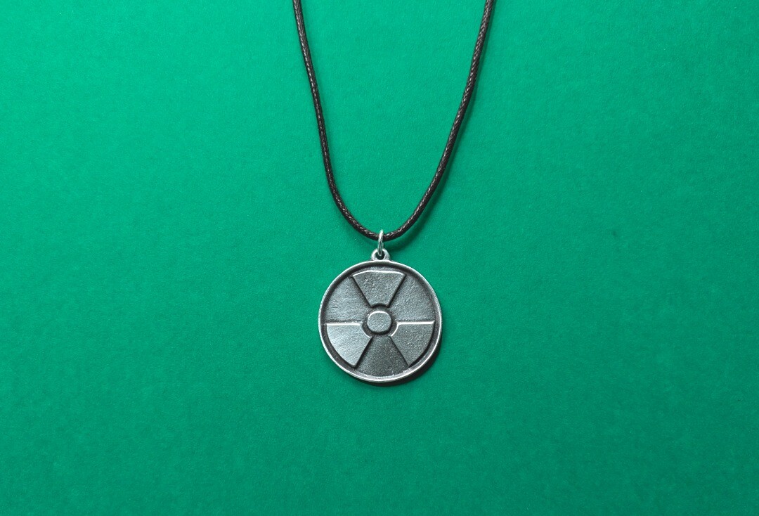 Void Clothing | Radiation Symbol Pewter Pendant
