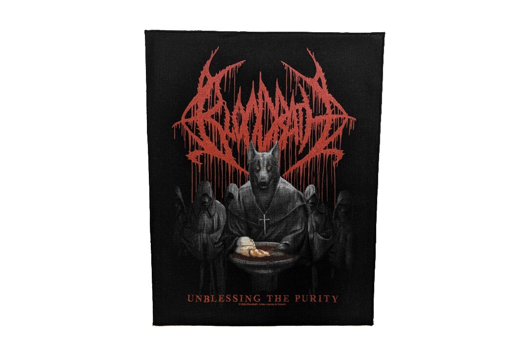 Official Band Merch | Bloodbath - Unblessing The Purity Printed Back Patch