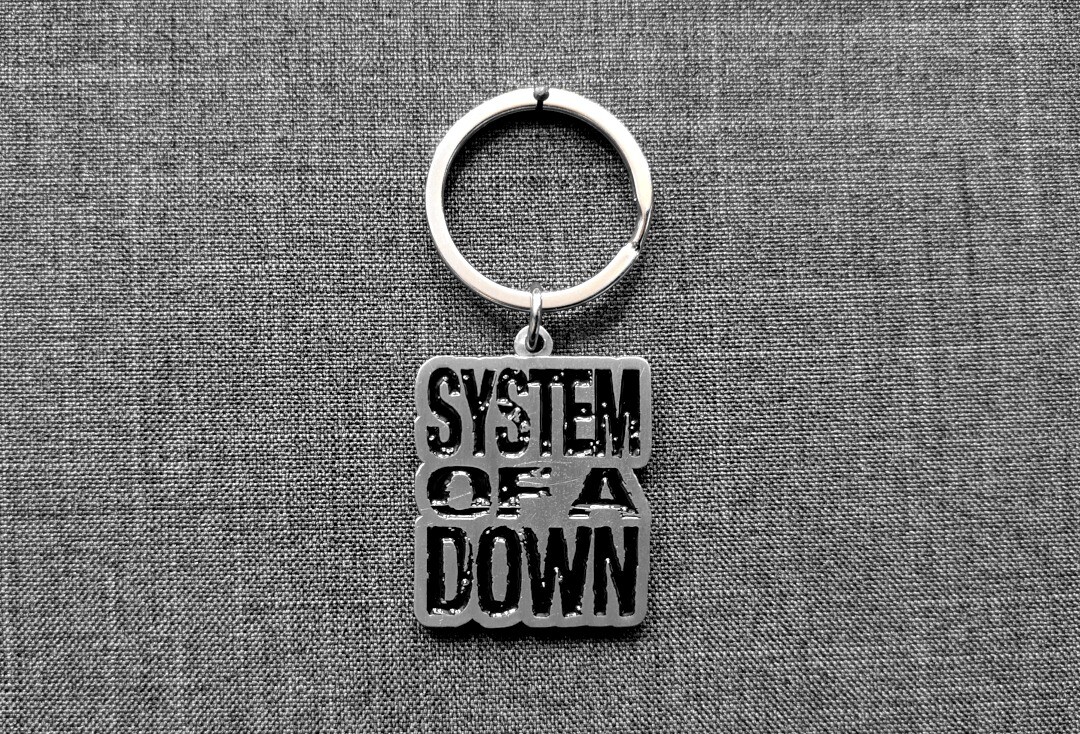 Official Band Merch | System Of A Down - Logo Official Metal Keyring