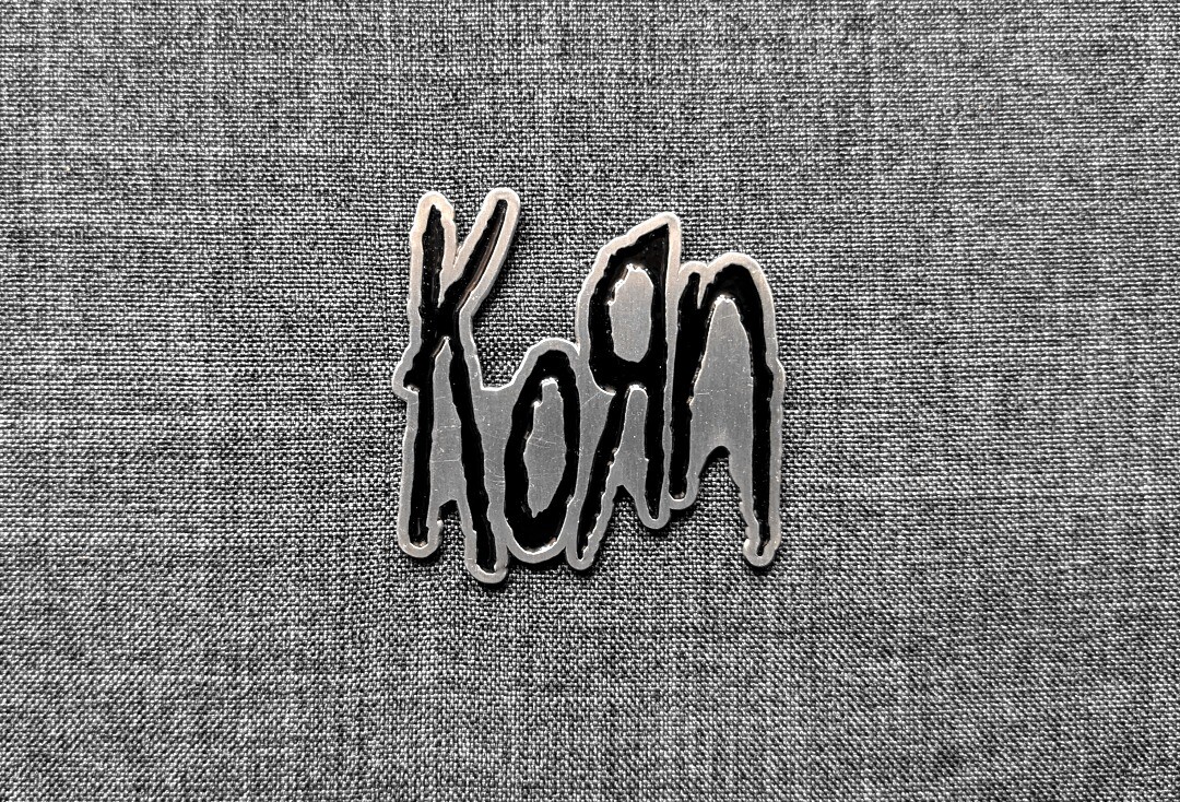 Official Band Merch | Korn - Logo Official Metal Pin Badge