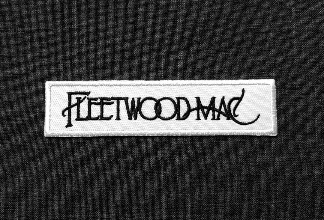 Fleetwood Mac - Text Logo Iron On Embroidered Patch