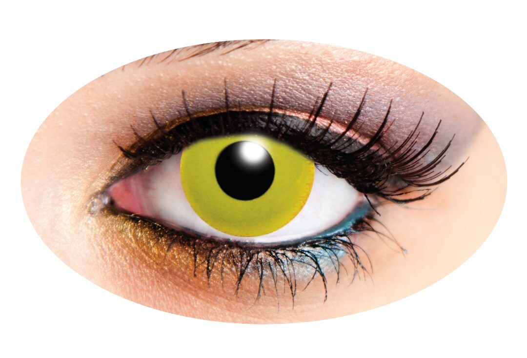 Yellow Solid Tone 90 Day Innovision Contact Lenses