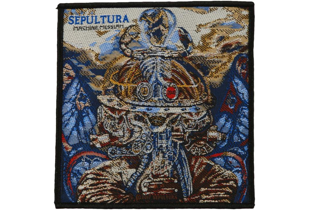 Official Band Merch | Sepultura - Machine Messiah Woven Patch