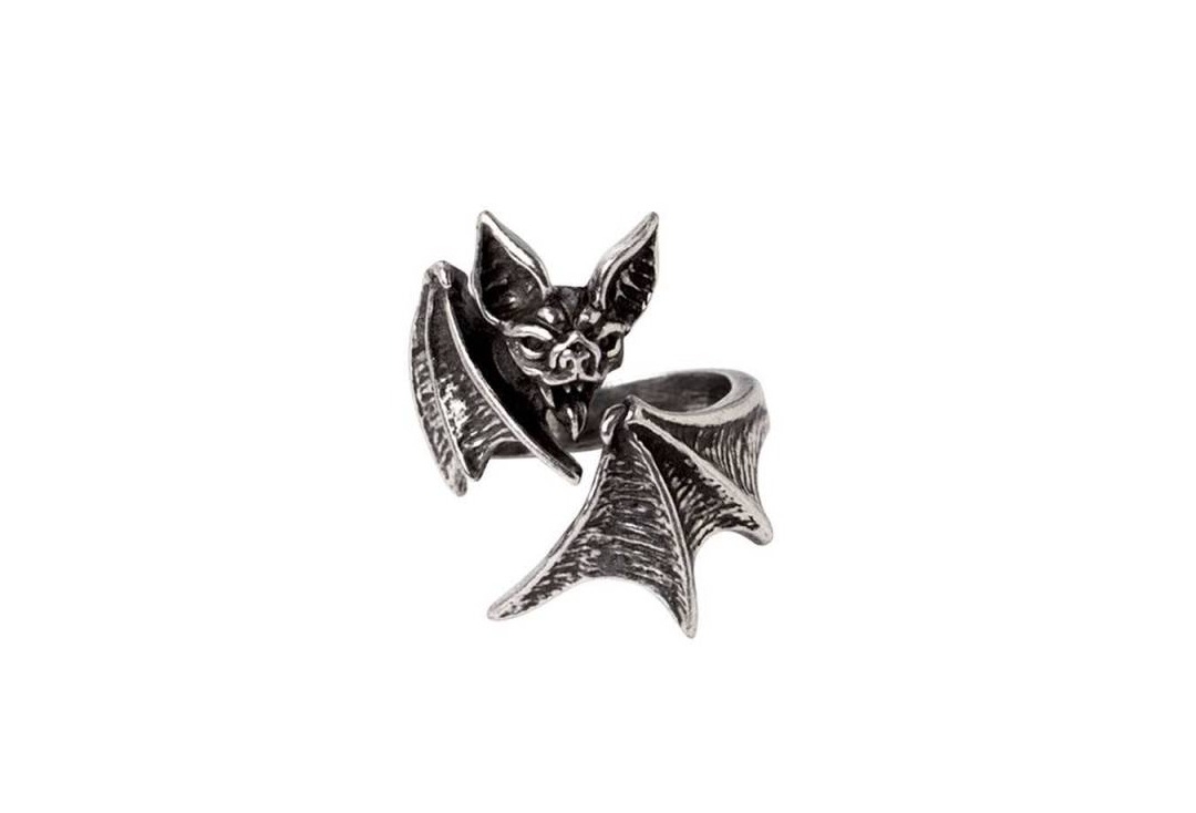 Nighthawk Alchemy Gothic Pewter Ring
